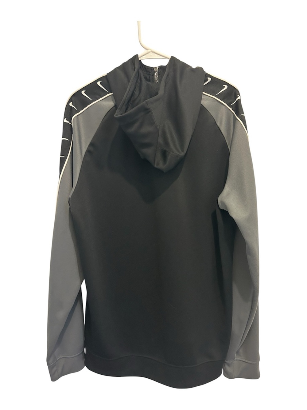 Nike Black & Gray Half-Zip Performance Hoodie Jacket - Picture 2 of 3